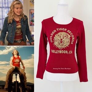 Extremely Rare Y2K Vintage Rhinestone Graphic Top ASO Lizzie McGuire + Madonna